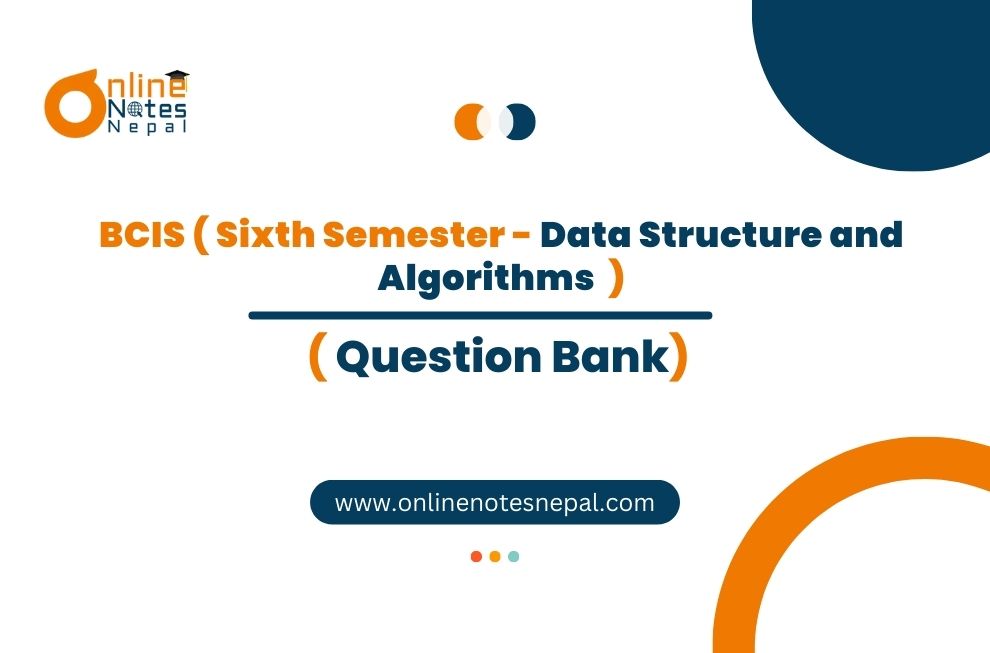 Question Bank of Data Structure and Algorithm Photo